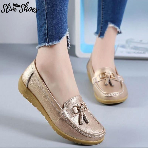 SlimCasual™ - Mocassins Premium Cuir Pour Femme